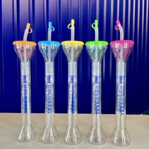 Colossal 24 oz Yard Cup with Lid & Straw